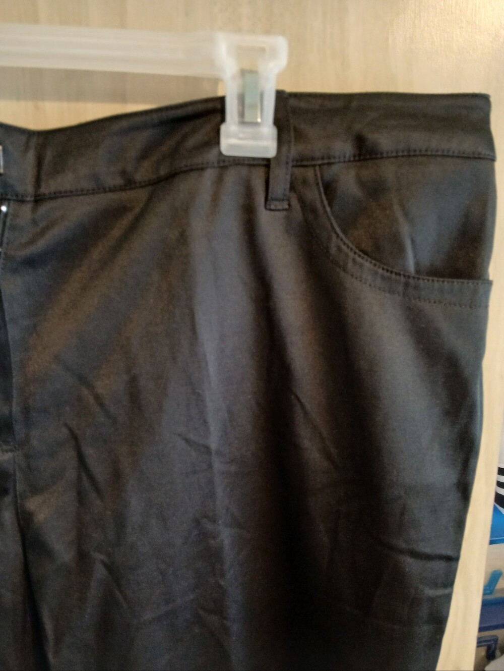ZAC & RACHEL WOMEN'S PLUS SIZE 18W BLACK EMBELLISHED CROPPED PANTS - Picture 3 of 15